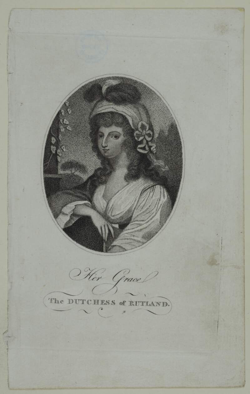 Her Grace the Dutchess of Rutland.