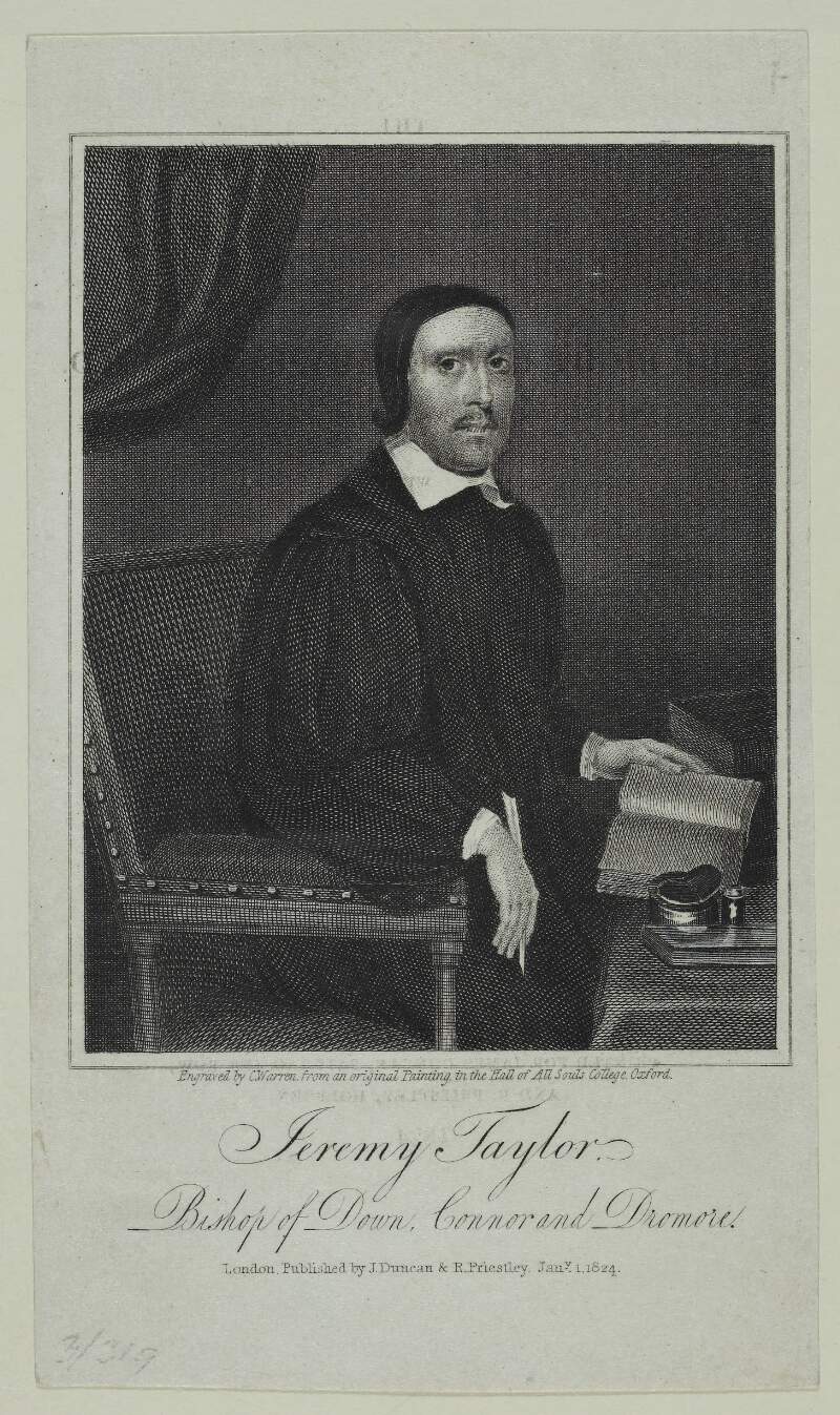 Jeremy Taylor, Bishop of Down, Connor and Dromore.