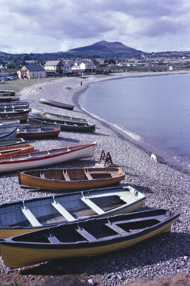 [Boats on beach at Greystones, Co.Wicklow]