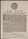 An Act appointing Thursday the thirteenth of June, 1650. to be kept as a day of solemn fasting and humiliation; and declaring the reasons and grounds thereof.