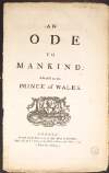 An ode to mankind: address'd to the Prince of Wales