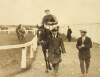 [Winner of the "Irish Cambridgeshire" at the Curragh, "Clonespoe" being led in]