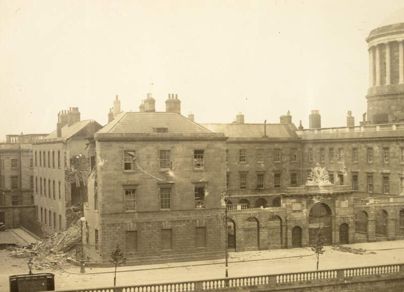[View of the Four Courts]