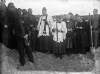 [Scene at the graveside during the burial ceremony, following Arranmore boating tragedy]