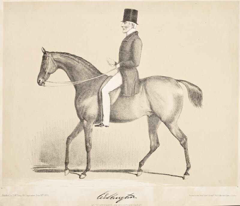 Wellington, as he appeared on his 73rd birthday