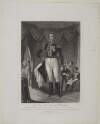 His Grace the Duke of Wellington the great warrior & statesman in his tent on the field of Waterloo.