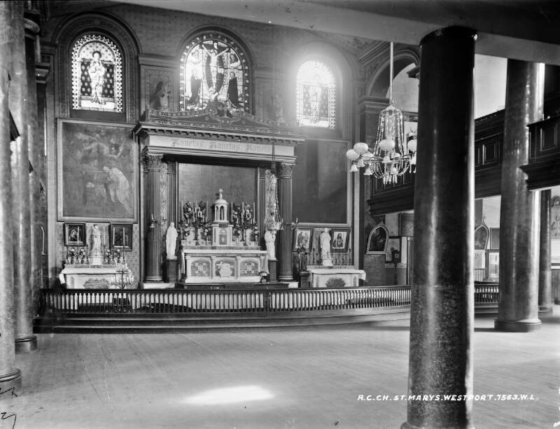 St. Mary's Roman Catholic Church, the Interior, Westport, Co. Mayo