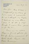 Letter : from James Joyce, Grand Hôtel de Russie, Geneva to Paul Léon,