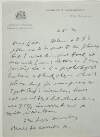 Letter : from James Joyce, Grand Hôtel Britannique, Spa to Paul Léon,