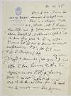 Letter : from James Joyce, Savoy Hotel, Fontainebleau to Paul Léon,