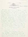 Letter : from James Joyce, Hôtel Saint Christophe, La Baule to Paul Léon,