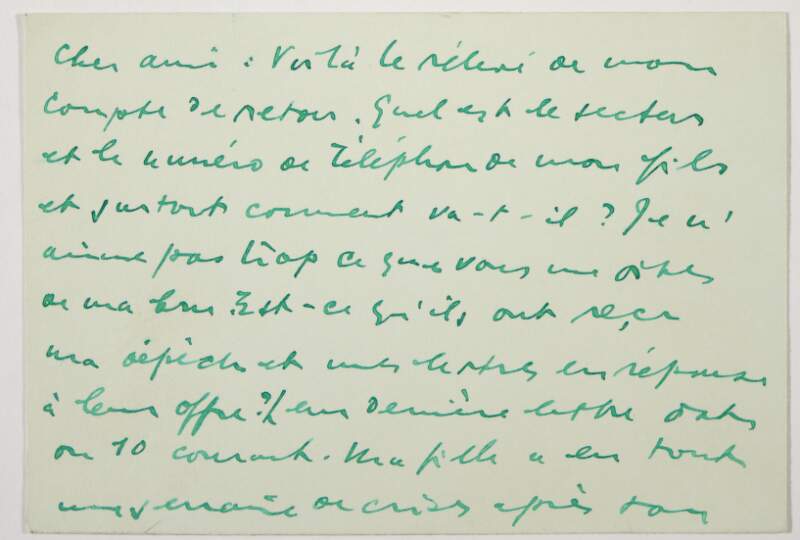 Letter : from James Joyce, [La Baule] to Paul Léon,