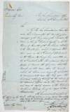 A manuscript letter from the Poor Law Commission in Dublin to the Guardians of the Enniscorthy Union, pointing out that there are currently 758 inmates in the House, 158 more that the number the House was originally estimated to accommodate and relying on the Guardians "adhering strictly to the advice of the Medical Officer as to the number that may be safely received";