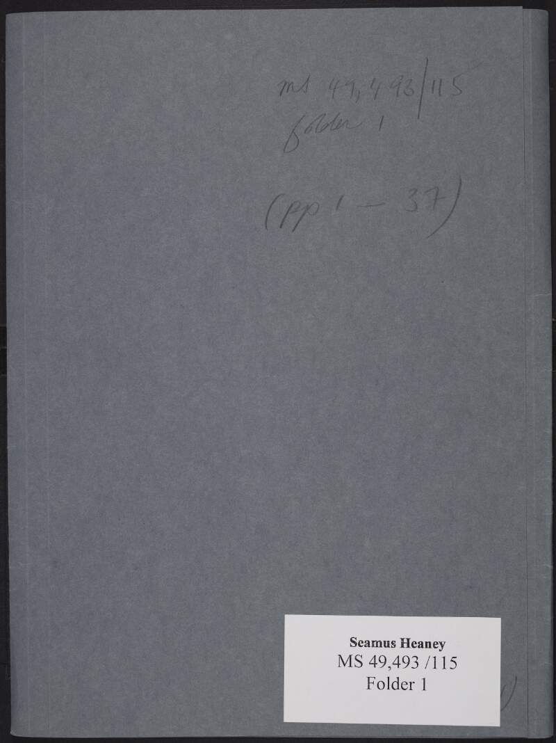 I.xv.3. Annotated typescript drafts of poems collected in 'Electric Light',