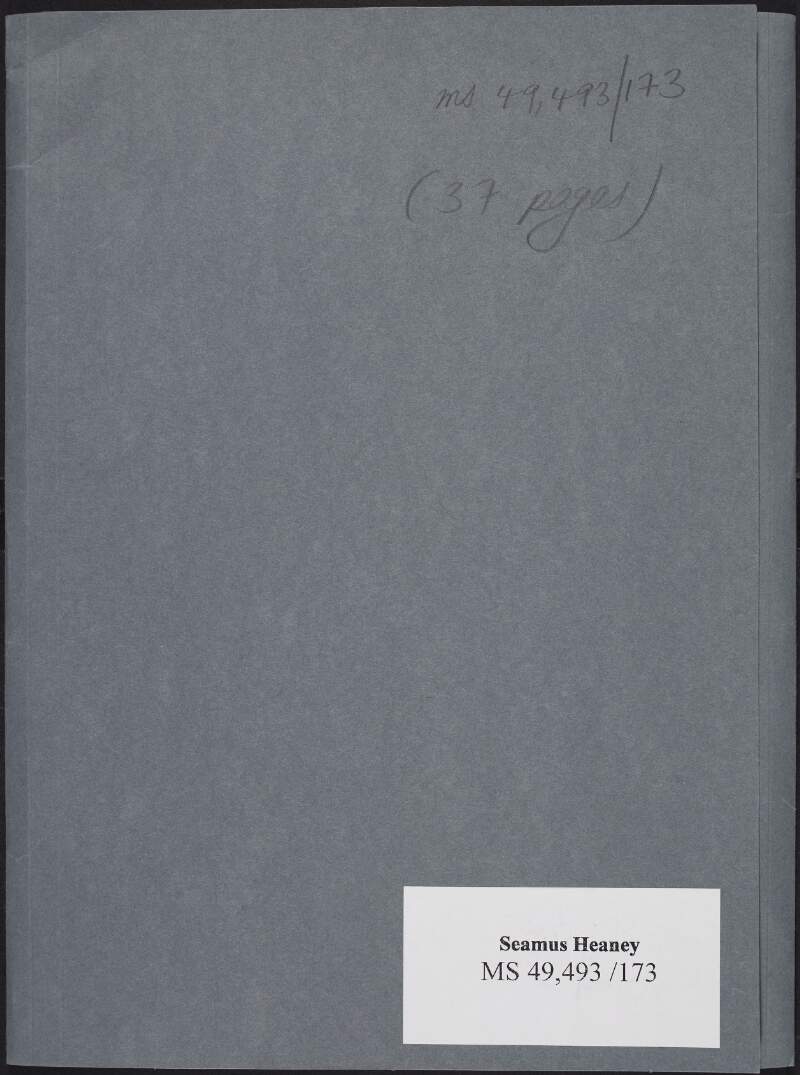 II.iii.6. Annotated typescript draft of the lecture 'Sounding Auden',