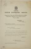 Special Irish command order : message from H. M. The King... /