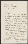 Letter from Seosamh Mac Cathmhaoil [Joseph Campbell], Kingston Cottage, Dundrum, County Dublin, to Joseph Mary Plunkett, regarding publication of poetry in 'The Rann',