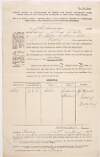 [Irish Free State customs declaration certificate for a cake exported from Joseph Fisher & Sons, Newry to Mrs. Ryan's Bakery, Ballybay. /