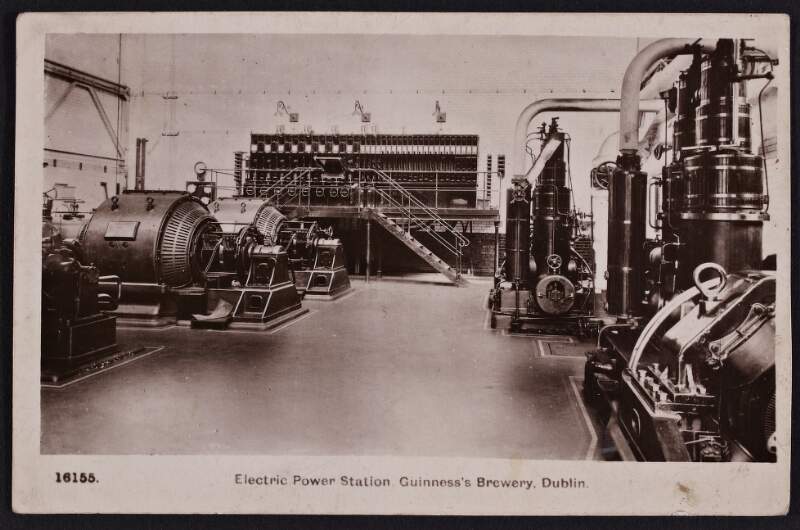 Electric power station Guinness's Brewery, Dublin [postcard]