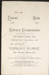 The Edmund Burke centenary commemoration /