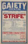 Strife a drama in three acts by John Galsworthy : presented by the Dublin Repertory Theatre /