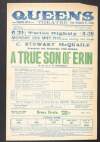 C. Stewart McQuaile presents the immortal Irish drama : 'A True Son of Erin' by the late J. W. Whitbread /