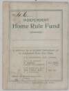 Independent Home Rule Fund : ...is authorised by us to collect subscriptions for the independent home rule fund.
