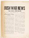 Irish war news The Irish Republic. Vol. 1., No. 2. Dublin, Easter Sunday, 1924. Price twopence.