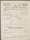 Application form for the first issue of bond certificates of the Republic of Ireland authorised by Michael Collins as Minister for Finance,