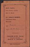 St. Enda's School exercise book containing drafts of Irish poems and miscellaneous notes by Padraic Pearse,