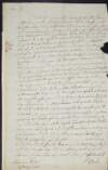 Letter from R. Clarke of Sobergham Bridge to his son William Clarke advising upon projected partnership in trade,