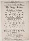 At the Theatre-Royal in Smock-Alley : To-morrow, being Friday the 11th of January, 1754, will be presented, a comedy, called, The Country Lasses; or, The Custom of the Manor : the part of Modely to be performed by Mr. King...and the part of Aura to b performed by Mrs. Green : with dancing by Mr. Mc Neil... : to which will be added, an Opera, not acted this Season, called, Flora; or Hob in the Well : the part of Hob by Mr. Sparks...