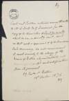 Letter from Cardinal Paul Cullen to a Mr. Le Comte de Liancourt, thanking him for the copy of his translation of 'Zeal for Souls',
