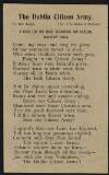 Handbill 'The Dublin Citizen Army. A song for the Irish Transport and General Workers' Union',