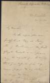 Letter from Samuel Ferguson to John King, regarding a case and requesting to see papers,