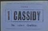 Dail Election, Co. Donegal Constituency, polling day 15th September, 1927 : vote 1 Cassidy the Labour candidate  /