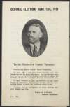 General election, June 17th, 1938 : to the electors of Tipperary ... /