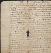 Letter from Nicholas Plunket to unknown recipient, concerning his financial and legal affairs,