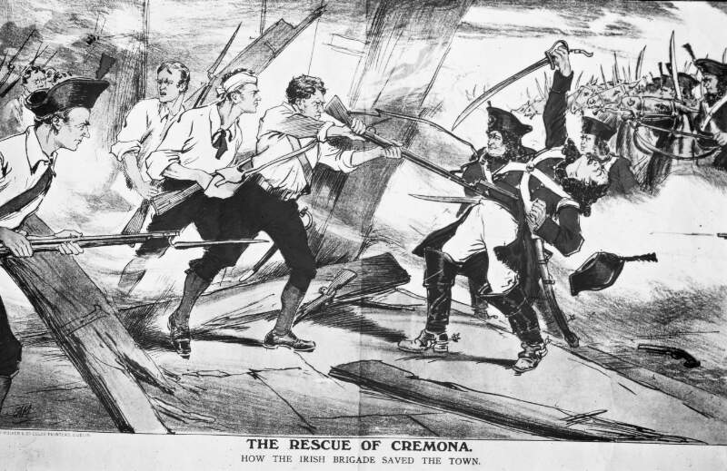 'The rescue of Cremona': 'How the Irish Brigade saved the town'.