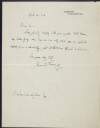 Letter from James Owen Hannay [George A. Birmingham], to E. Lansdale Leyton, regarding a request and a book,