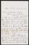 Letter from General F. F. Millen ("Morgan") to Neil J. Breslin regarding Captain James Burke,
