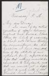 Letter from General F. F. Millen ("Morgan") to John Devoy regarding Millen's contact with the Russian ambassador in Washington,