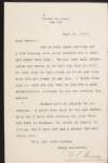Letter from Finley Peter Dunne, New York, to John Devoy enquiring after "your paper" and Daniel F. Cohalan,