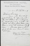 Letter from M. McDonald to John Devoy informing him of his engagements,