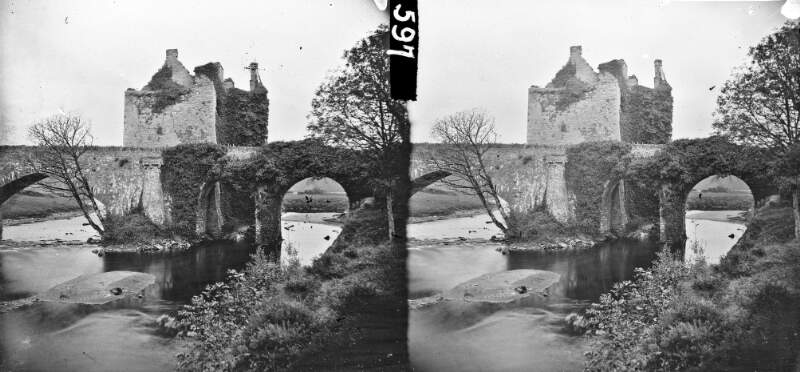 Castle and bridges, Carrigadrohid, Co. Cork