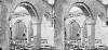 Moyne Friary, interior monastic ruins with arches, Moyne, Co. Mayo