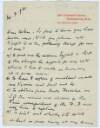 I.iv.5. Letter: from James Joyce, 28B Campden Grove, Kensington, London W.8 to Helen Joyce,