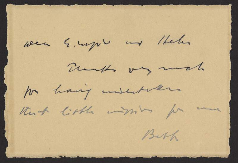 I.ii.18. Card: from James Joyce to Giorgio and Helen Joyce