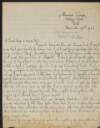 Letter from Pauline Henley to Fred Cronin, Hare Park Camp (Curragh), Co. Kildare, about Christmas with his family,