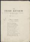 Draft proof of 'The Irish Review', Vol. III, No. 31., with corrections and annotations by Joseph Mary Plunkett,